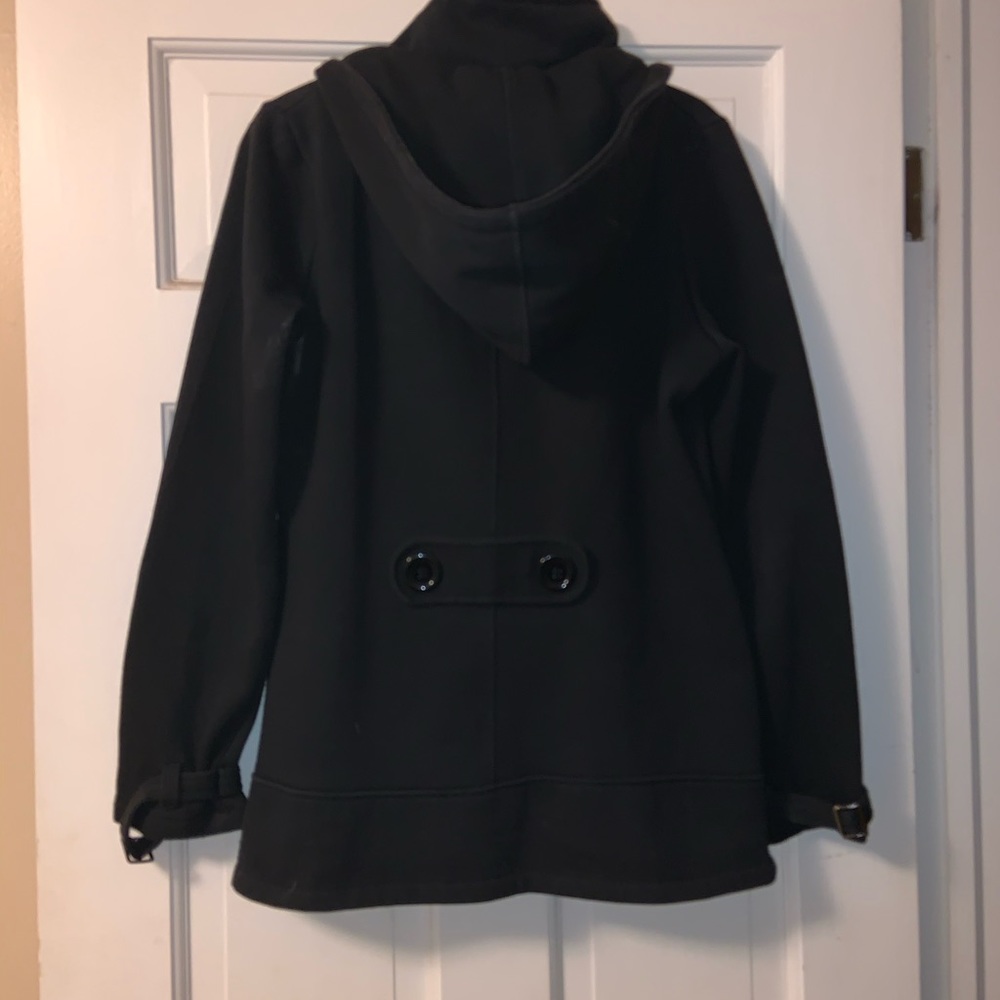 Black overcoat!
